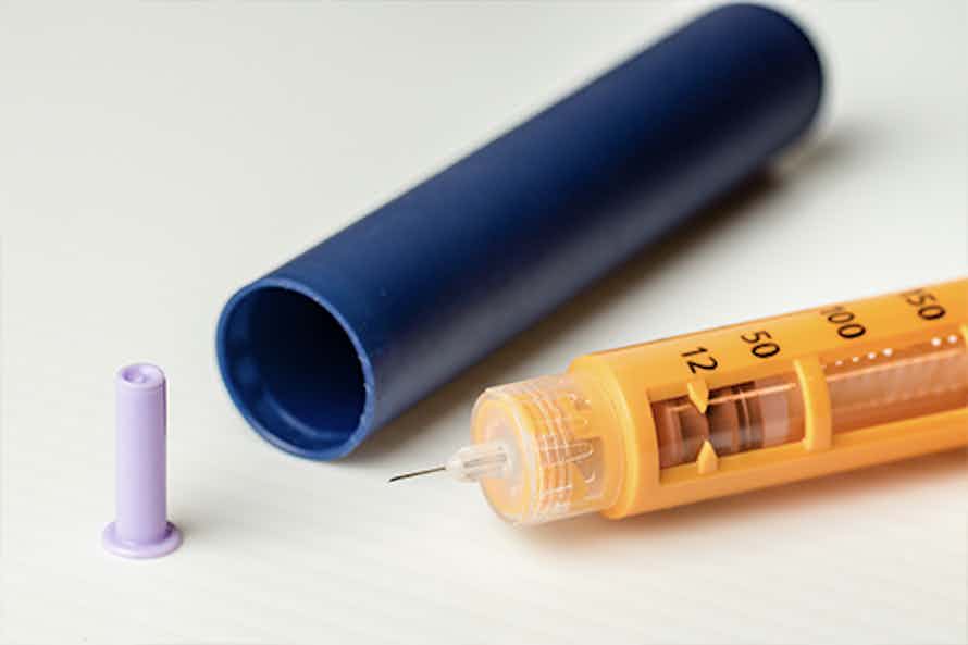 Image of a Syringe from the DE Emergency Medical Diabetes Fund.